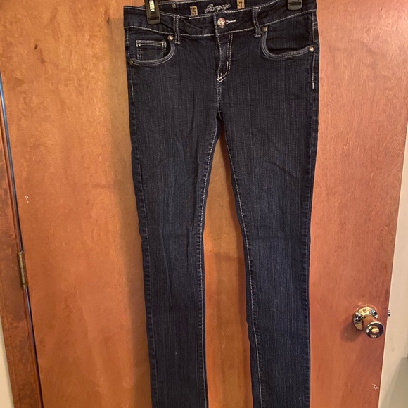 Dark wash skinny jeans size 7 Rampage - Picture 1 of 4